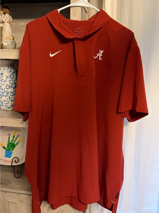 Nike Other - Nike Red Short Sleeve Dri-FIT Alabama Polo